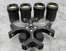 Beckman Coulter S4180 Centrifuge Swing Bucket Rotor 4 Buckets and Adapters