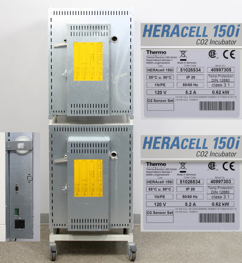 Thermo Scientific HERAcell 150i 51026534 Stacked Copper Lined CO2 Incubators