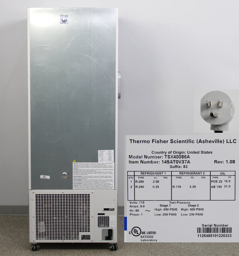 Thermo Scientific TSX Series TSX40086A Upright ULT Ultra-Low Temperature Freezer