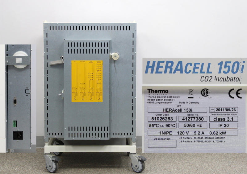 Thermo Scientific HERAcell 150i 51026283 Copper Lined CO2 Incubator with Cart