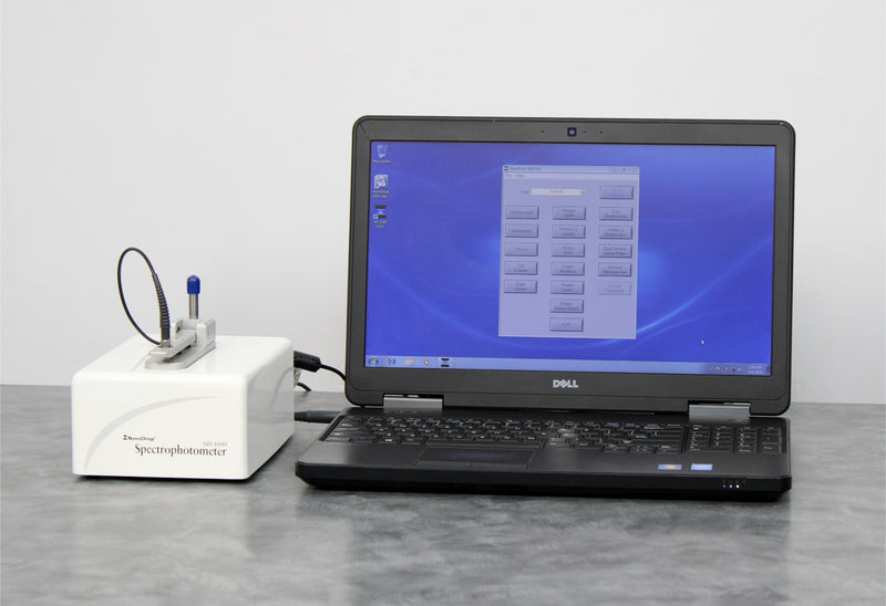 NanoDrop Technologies ND-1000 UV/Vis Spectrophotometer and Laptop