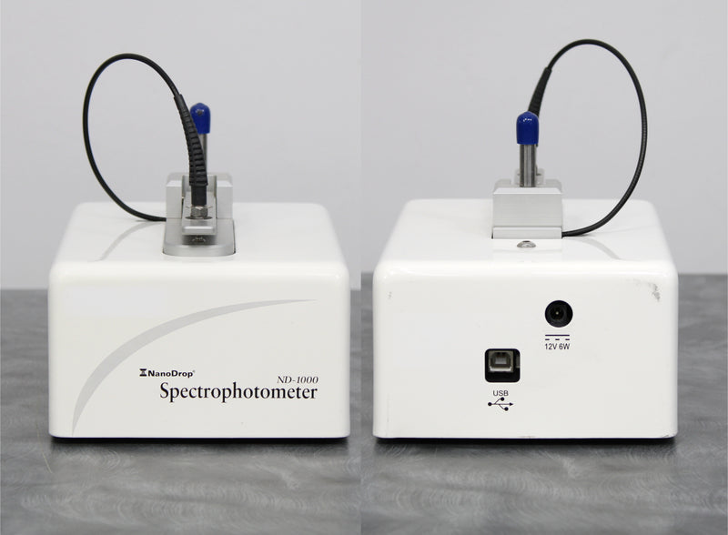 NanoDrop Technologies ND-1000 UV/Vis Spectrophotometer Back and Front