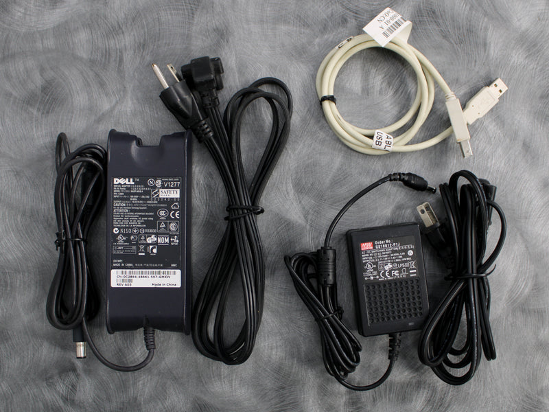 USB Cable, Power Adapter