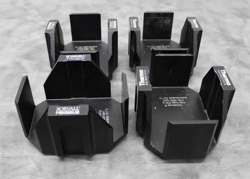 Sorvall Heraeus 75006445 Centrifuge Swing Bucket Rotor with (4) Buckets 75006449