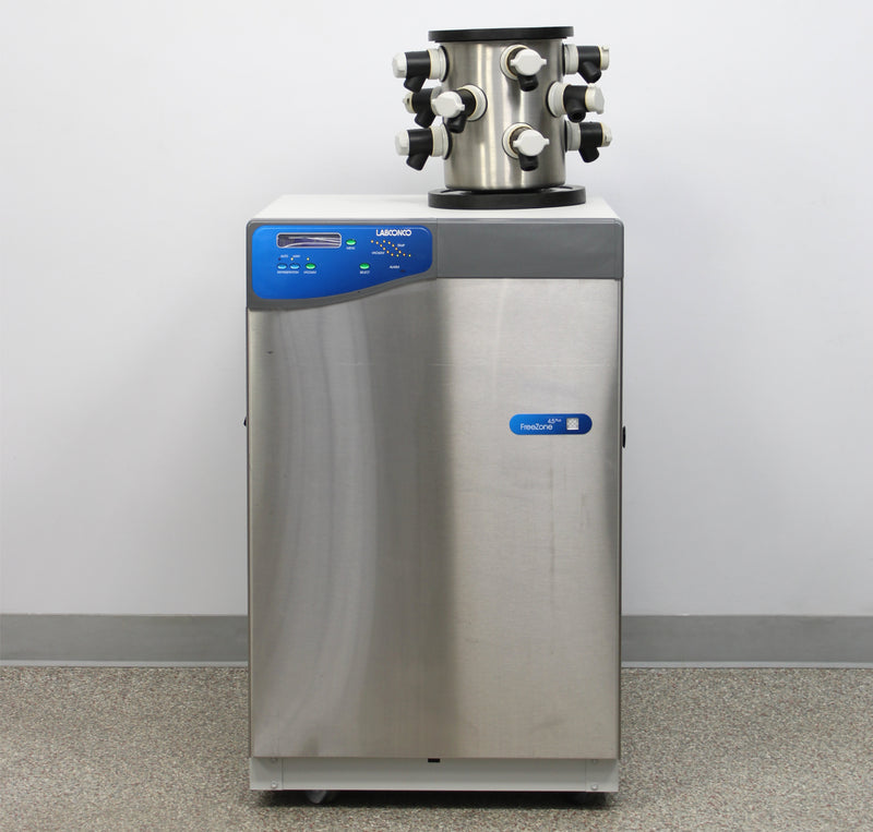 Labconco FreeZone 4.5 Plus -84°C Floor Freeze Dryer 7387021 w/ 12-Port Manifold