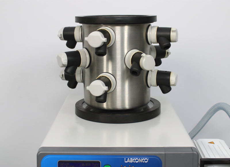 Labconco FreeZone 2.5 Plus Benchtop Freeze Dryer 7670020 and 12-Port Manifold