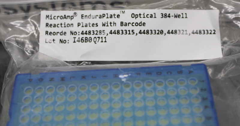 Applied biosystems 4309849 MicroAmp Optical 384-Well Reaction Plates w/Barcode