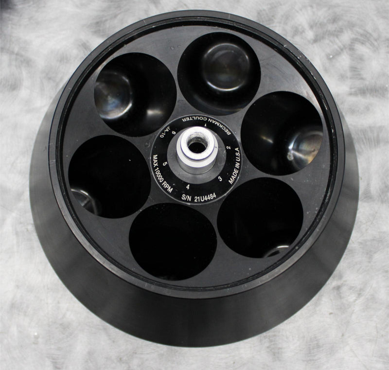 Beckman Coulter 369687 JA-10 Fixed-Angle Centrifuge Rotor 6x500mL 6,300 RPM