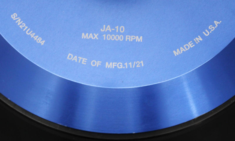 Beckman Coulter 369687 JA-10 Fixed-Angle Centrifuge Rotor 6x500mL 6,300 RPM