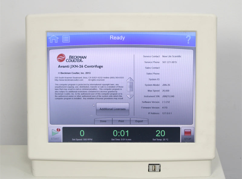 Beckman Coulter Avanti JXN-26 IVD High-Speed Floor Centrifuge B38619