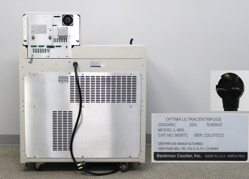 Beckman Coulter Optima L-90K Refrigerated Floor Ultracentrifuge 365672