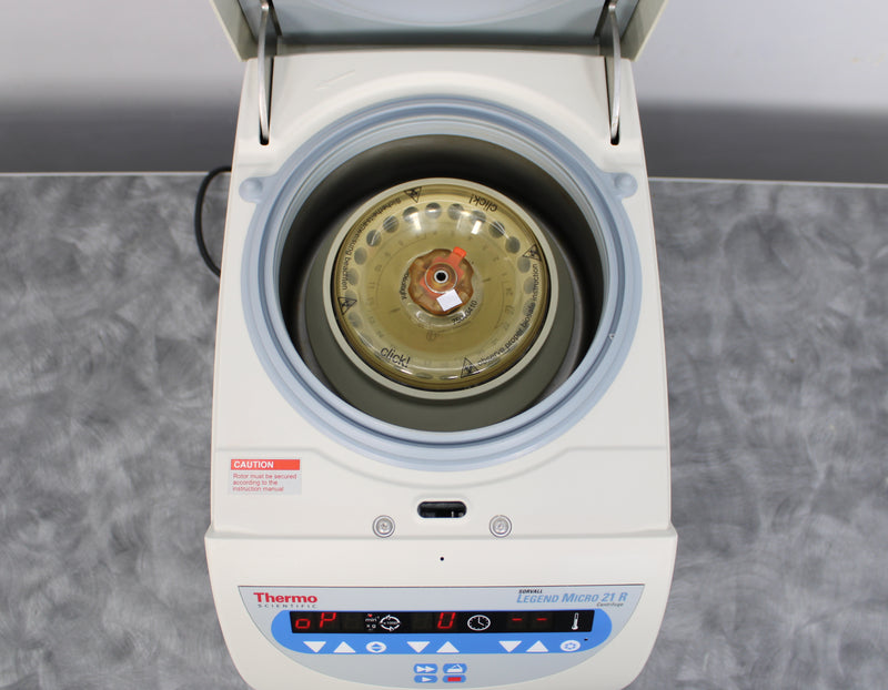 Thermo Sorvall Legend Micro 21R Refrigerated Microcentrifuge 75002446 w/ Rotor