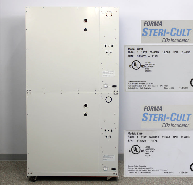 Thermo Scientific 3310 Forma Steri-Cult Stacked CO2 Incubators with Cart