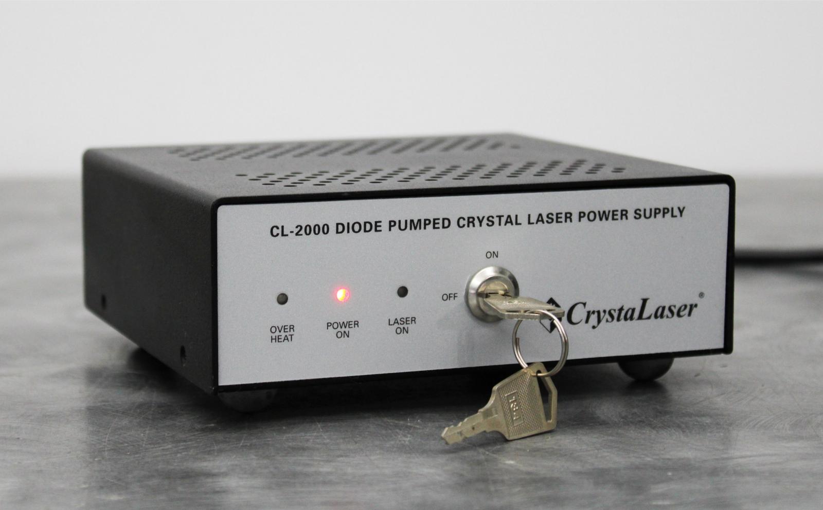 Crystal Power Unit CrystaLaser CL-2000 Diode Pumped Crystal Laser Power Supply Model RCL-