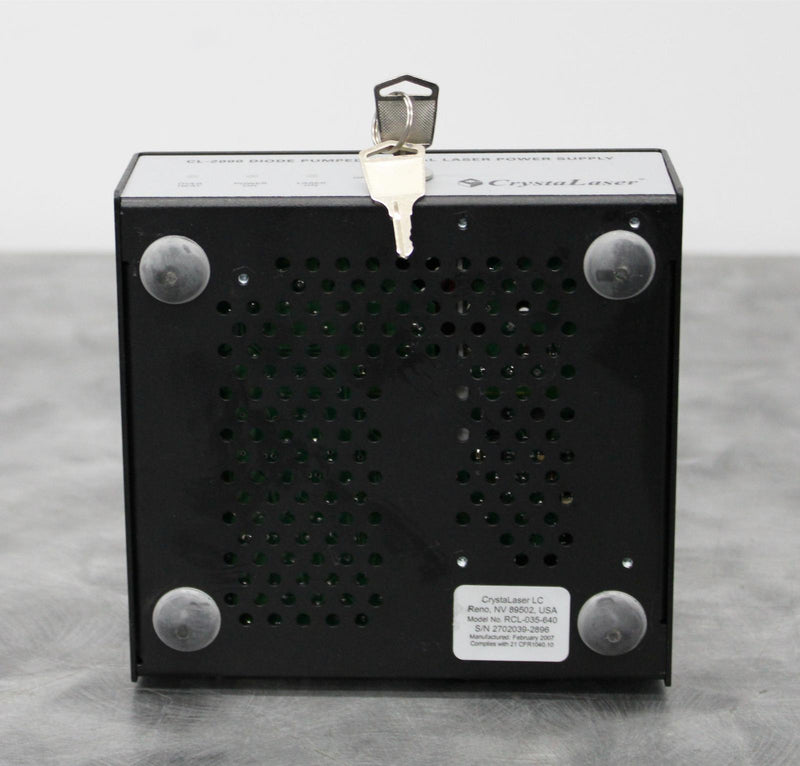 CrystaLaser CL-2000 Diode Pumped Crystal Laser Power Supply Model RCL-035-640
