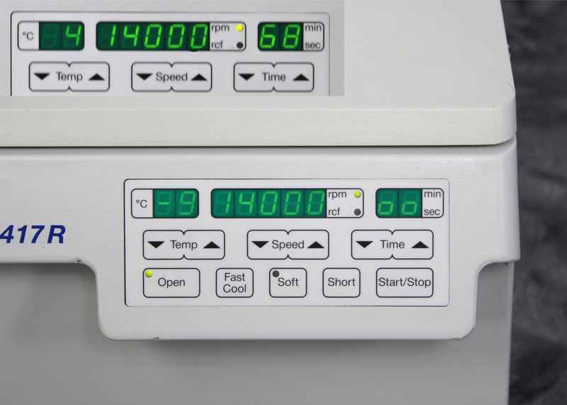 Eppendorf 5417R Refrigerated Benchtop Microcentrifuge 5407 with F45-30-11 Rotor