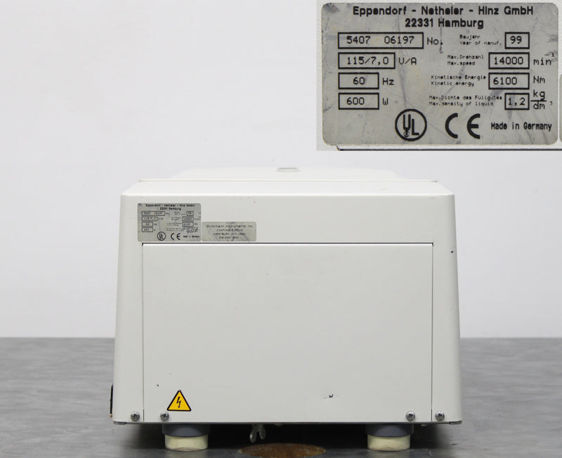 Eppendorf 5417R Refrigerated Benchtop Microcentrifuge 5407 with F45-30-11 Rotor