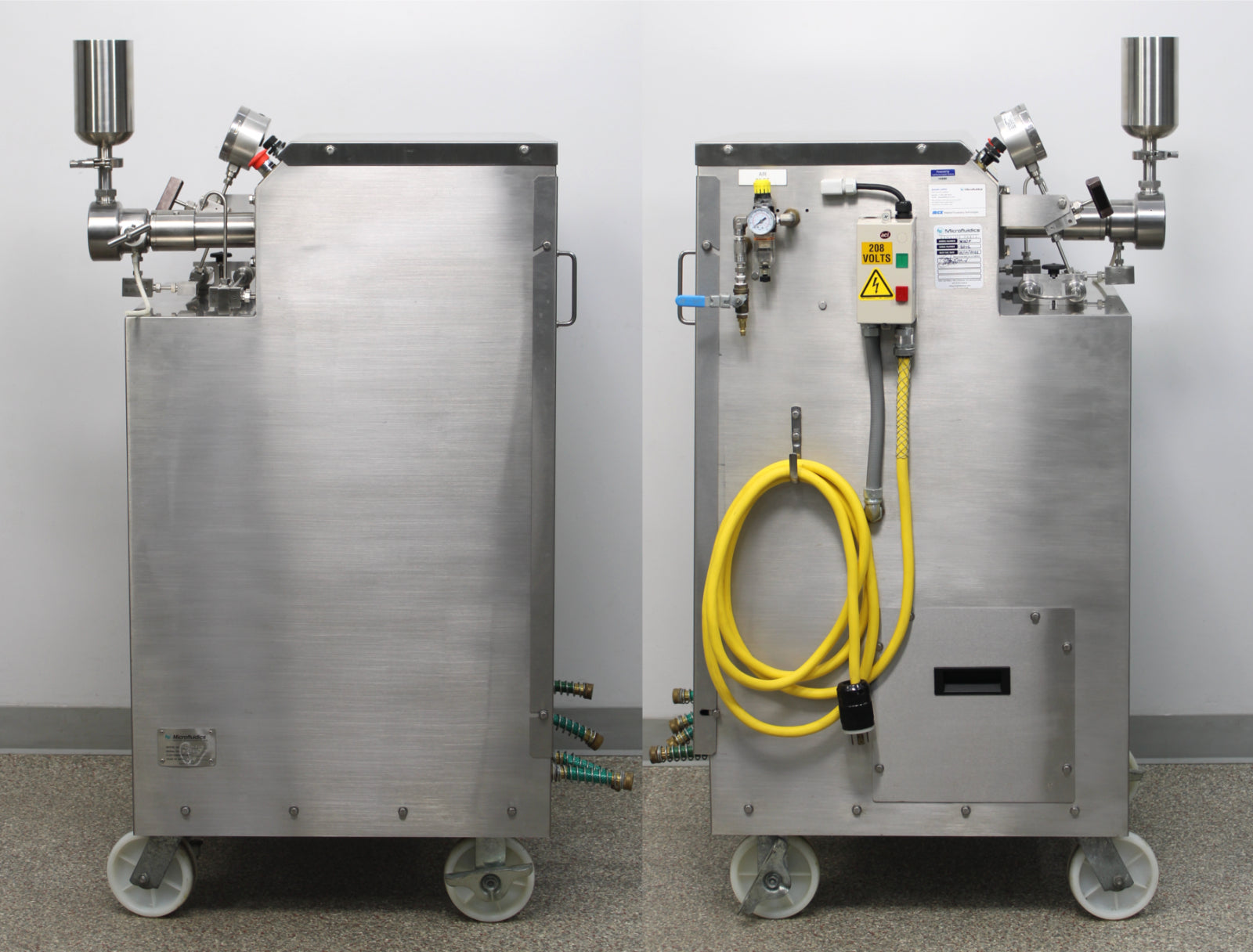 Microfluidics M-110EH-30K Electric-Hydraulic Microfluidizer Processor