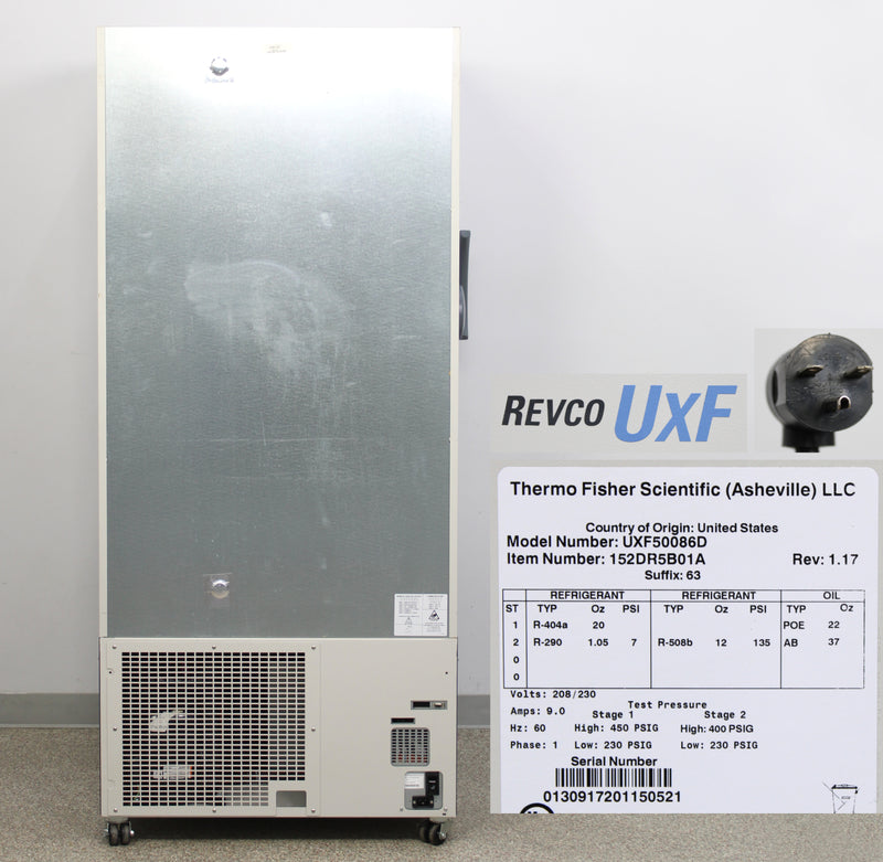 Thermo Scientific Revco UxF UXF50086D ULT Ultra-Low Temperature Freezer