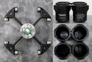 Thermo Scientific TX-400 Swing Bucket Rotor (75003629), x4 Thermo Scientific Rotor Buckets (75003655)