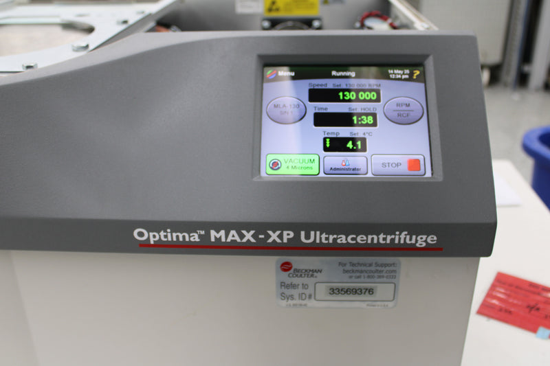 Beckman Coulter Optima MAX-XP Benchtop Ultracentrifuge