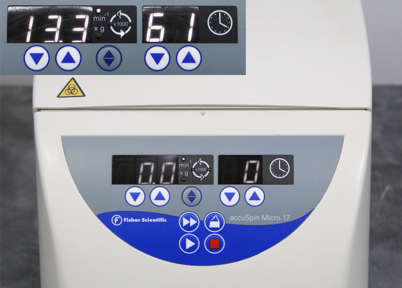 Thermo Fisher AccuSpin Micro 17 Benchtop Microcentrifuge 75002461 with Rotor