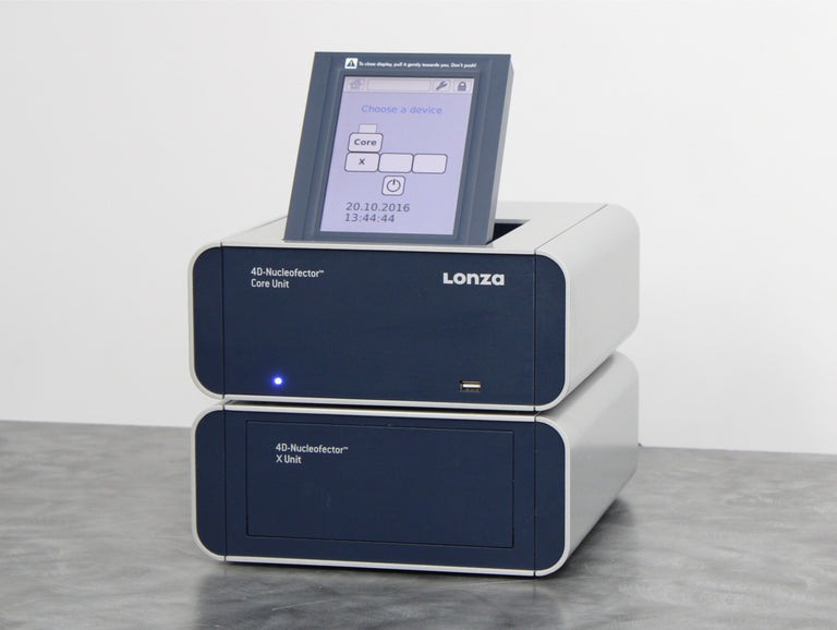 Lonza 4D-Nucleofector Cell Transfection System Core Unit and X Unit