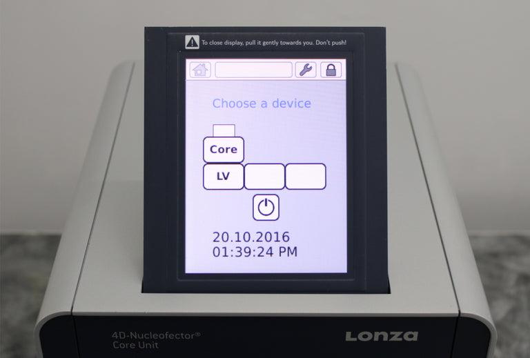 Lonza 4D-Nucleofector Cell Transfection System Core Unit and LV Unit