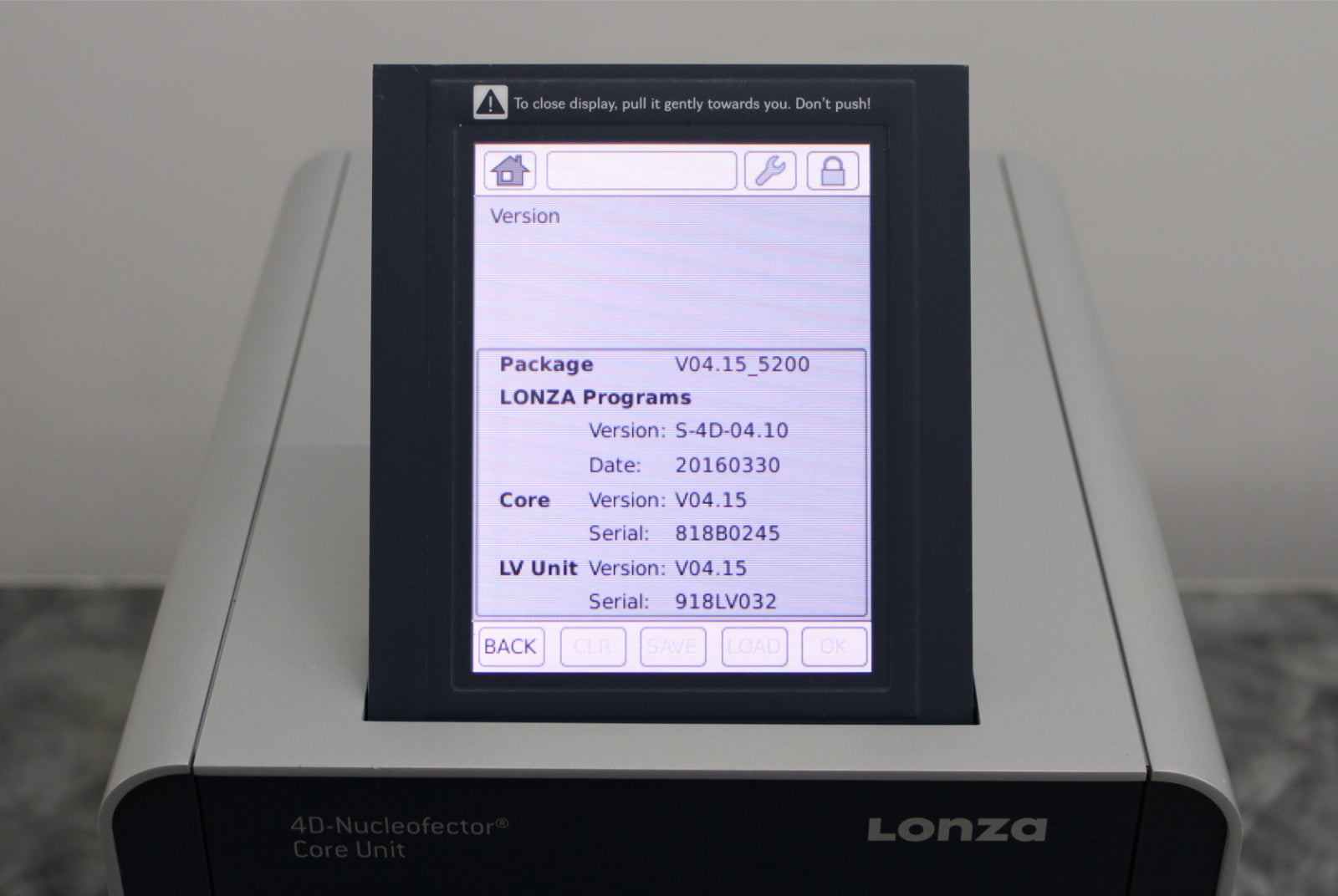 4d Unit Lonza 4D-Nucleofector Cell Transfection System Core Unit and LV Unit