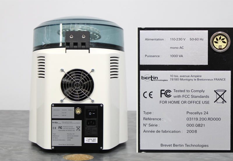 Bertin Technologies Precellys 24 Tissue Lysis Homogenizer 03119.200.RD000