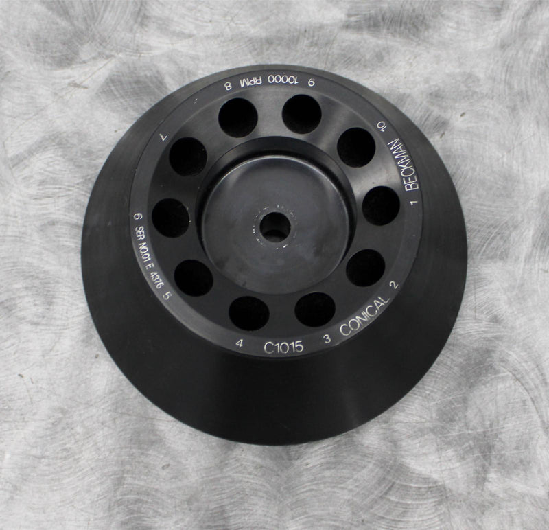 Beckman Coulter C1015 Fixed Angle Conical Tube Centrifuge Rotor 364680 10x15mL