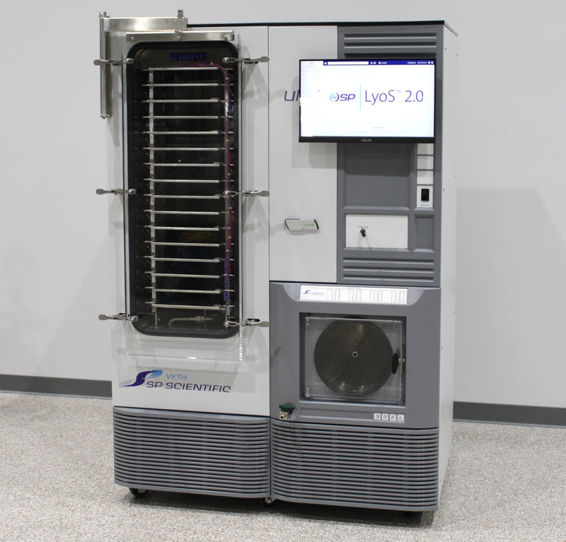 SP VirTis 35L Ultra EL-85°C Stoppering Freeze Dryer with PC and Lyos 2.0