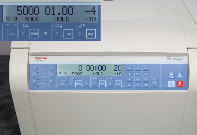 Thermo Heraeus Multifuge X1R Refrigerated Benchtop Centrifuge and TX-400 Rotor