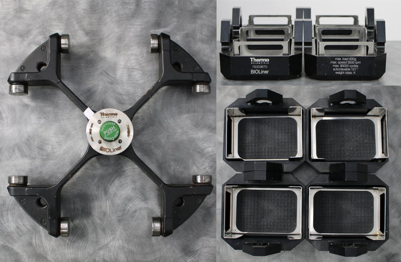 Thermo Scientific BIOLiner Swinging Bucket Rotor (75003667) and x4 Thermo Scientific BIOLiner Microplate Carriers (75003670)
