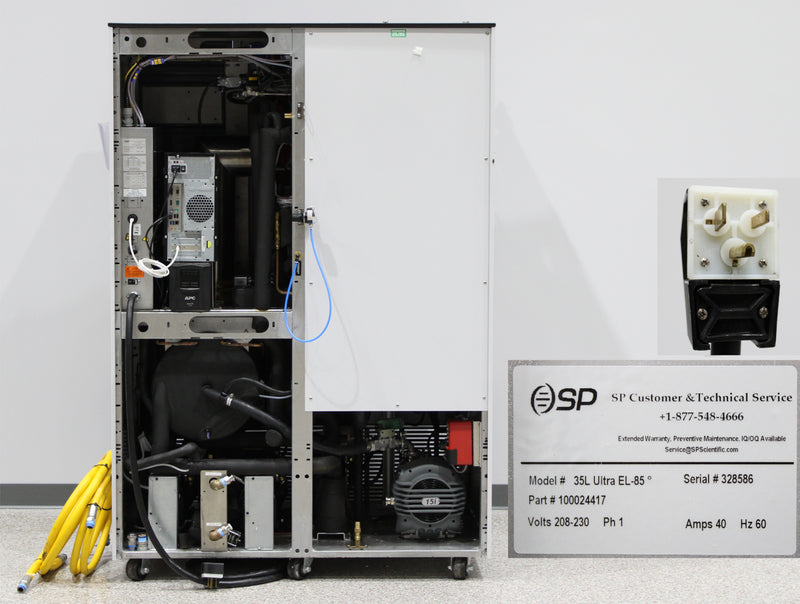 SP VirTis 35L Ultra EL-85°C Stoppering Freeze Dryer and PC with Lyos 2.0