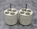 x2 Sigma 17377 Centrifuge Rotor 4 x 50mL Falcon Conical Tube Adapters