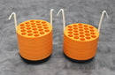 x2 Beckman Coulter 339179 Rotor Adapters 24x7-10mL for Avanti Centrifuges