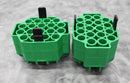 x2 Beckman Coulter 368271 Centrifuge Rotor Tube Adapters 18x15mL for JS 5.3