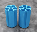 x2 Beckman Coulter 356995 Centrifuge 250mL Rotor 5 x 18mm Tube Adapters
