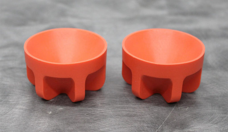 x2 Beckman Coulter 356983 Centrifuge 62 mm Diameter Cushion Bottle Adapters