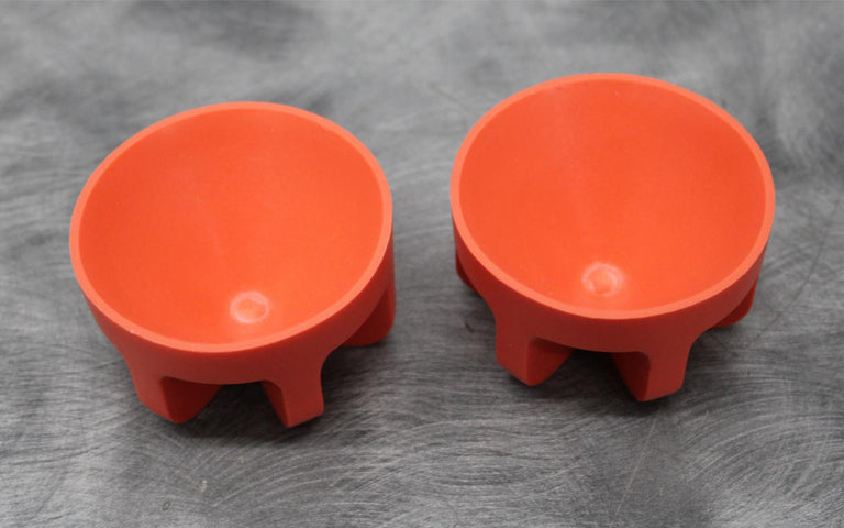 x2 Beckman Coulter 356983 Centrifuge 62 mm Diameter Cushion Bottle Adapters