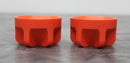 x2 Beckman Coulter 356983 Centrifuge 62 mm Diameter Cushion Bottle Adapters