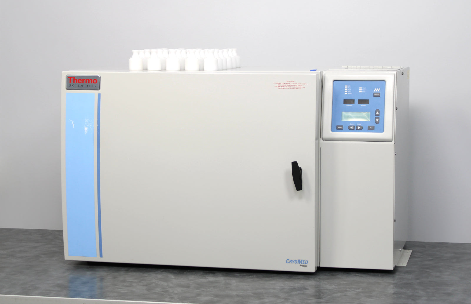 Cryomed Racks Thermo Scientific CryoMed Controlled-Rate Freezer 7458 with Vial Rack
