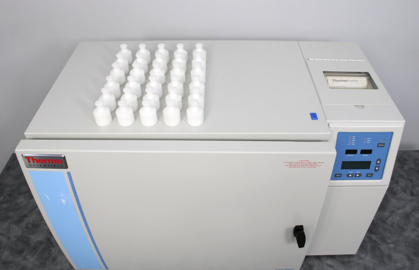 Cryomed Racks Thermo Scientific CryoMed Controlled-Rate Freezer 7458 with Vial Rack