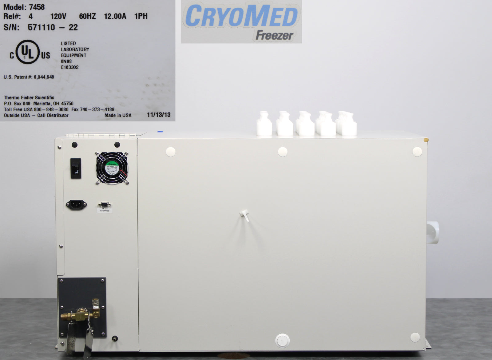 Cryomed Racks Thermo Scientific CryoMed Controlled-Rate Freezer 7458 with Vial Rack