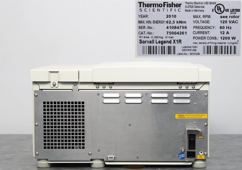 Thermo Sorvall Legend X1R Benchtop Centrifuge 75004261 and M-20 Microplate Rotor