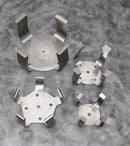 x4 Stainless Steel Platform Shaker Flask Clamps 3000mL - 1000mL - 500mL - 250mL