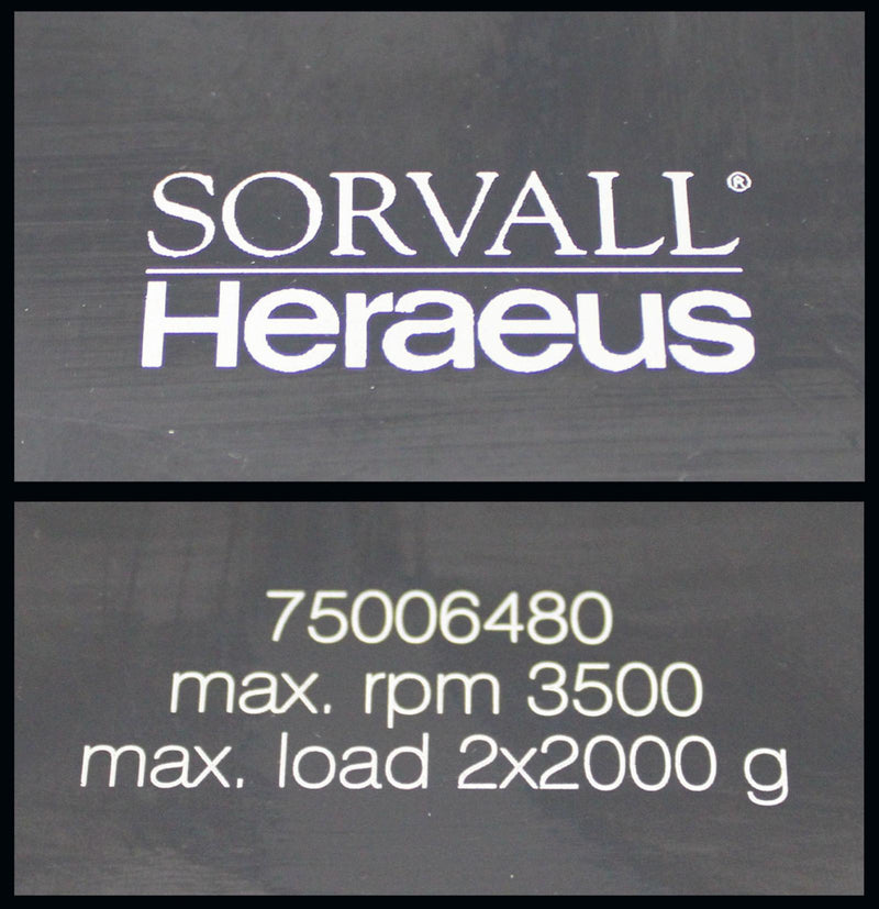 Sorvall Heraeus 75006480 Diagnostik RC4 Centrifuge Swing Bucket Rotor & Buckets