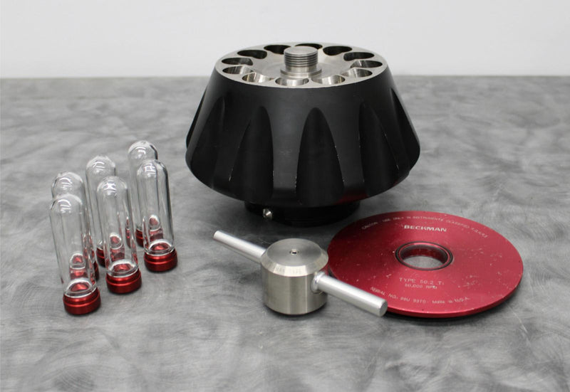 Beckman Coulter 337901 Fixed Angle Centrifuge 50.2 Ti Rotor 12x39mL 50K RPM