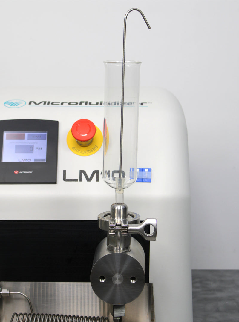 Microfluidics LM10 Microfluidizer High-Shear Fluid Processor Lab Homogenizer